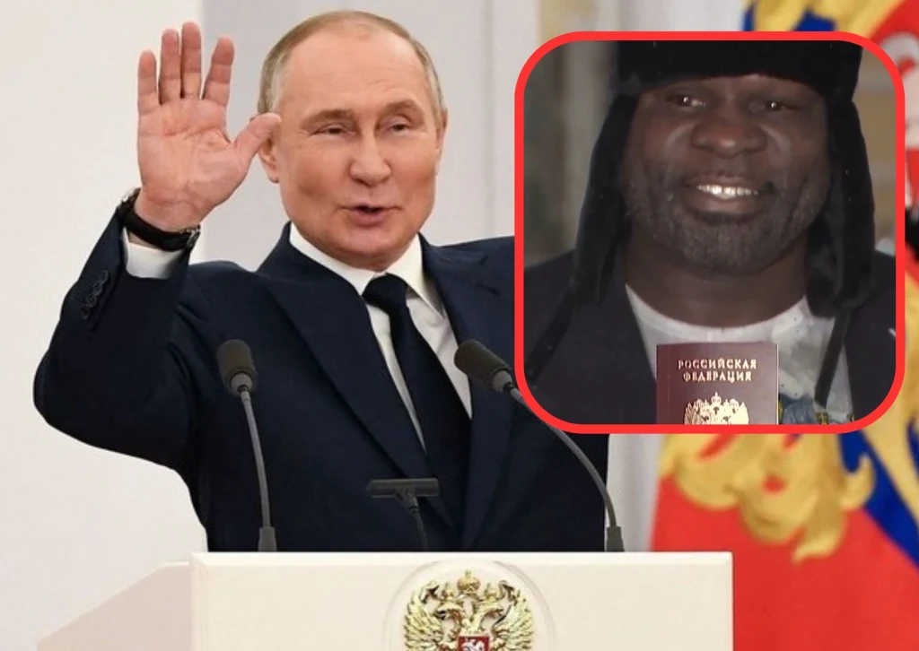 Władimir Putin i Kevin Johnson