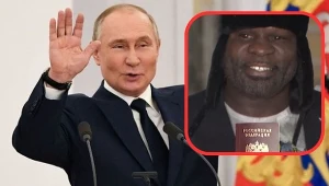 Władimir Putin i Kevin Johnson