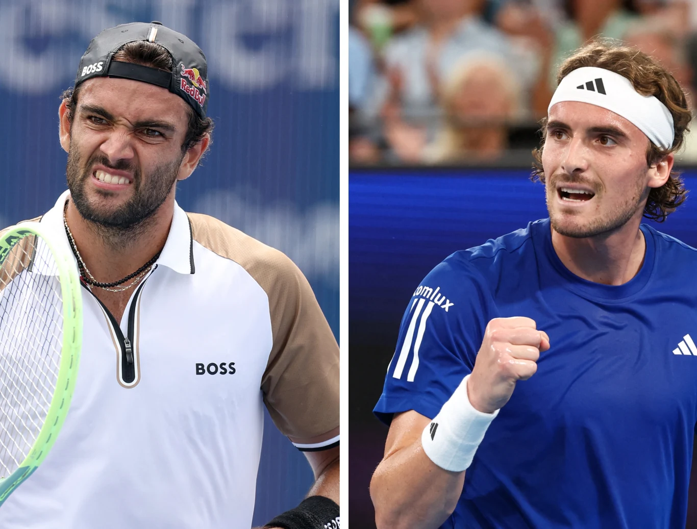 Matteo Berrettini i Stefanos Tsitsipas Matteo Berrettini i Stefanos Tsitsipas
