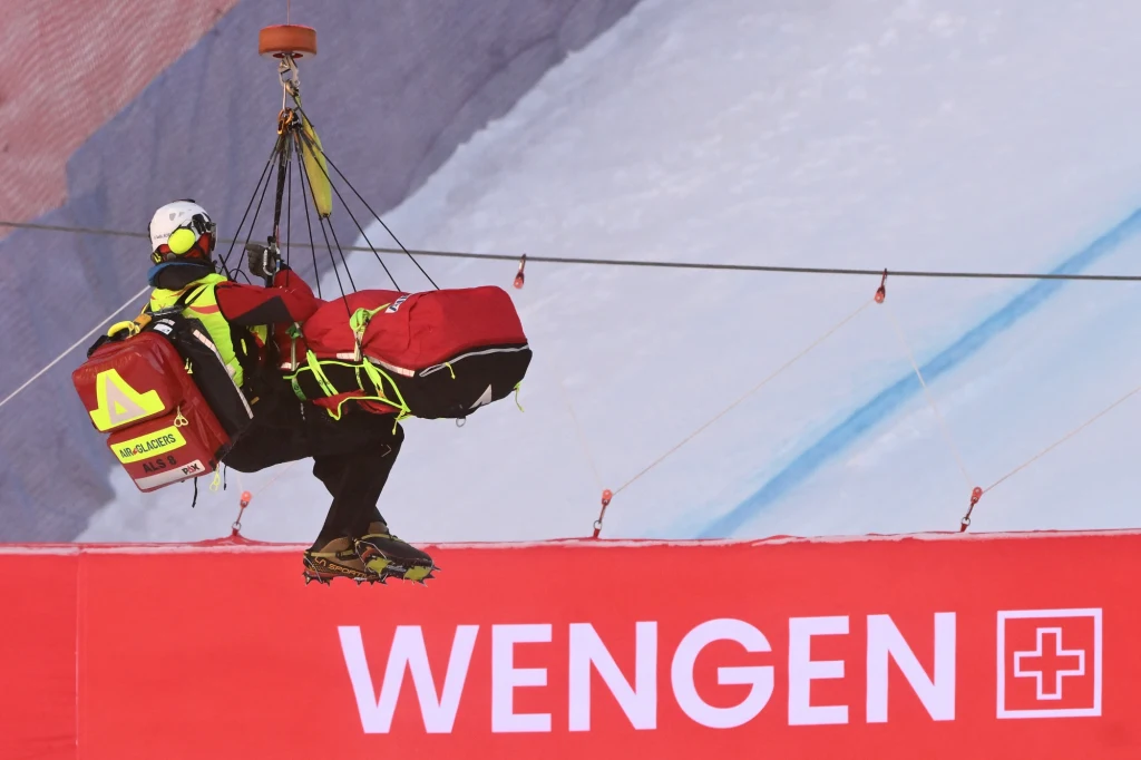 Aleksander Aamodt Kilde został przetransportowany do szpitala Aleksander Aamodt Kilde został przetransportowany do szpitala