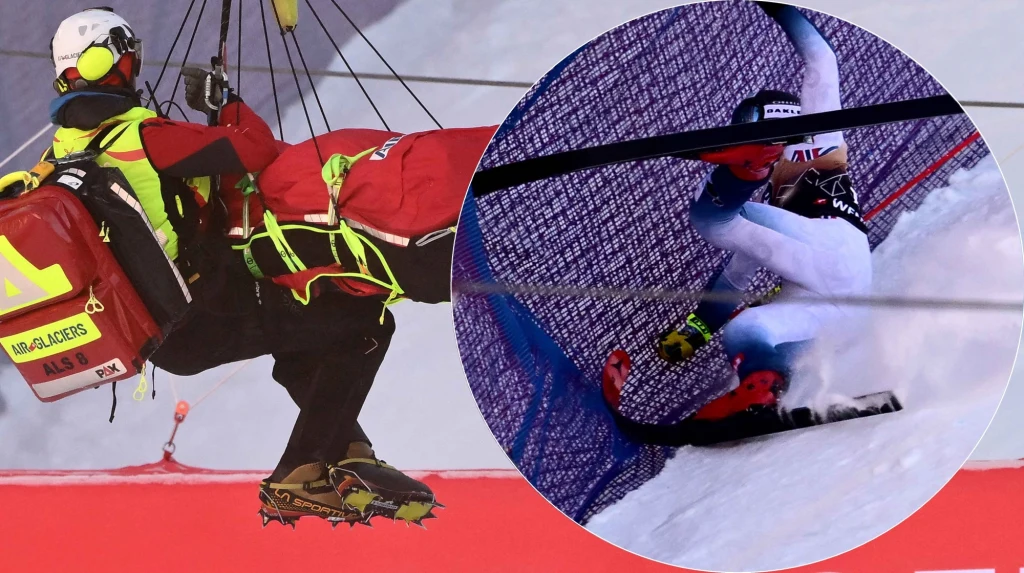 Aleksander Aamodt Kilde zaliczył poważny upadek na trasie PŚ. Został helikopterem przetransportowany do szpitala Aleksander Aamodt Kilde zaliczył poważny upadek na trasie PŚ. Został helikopterem przetransportowany do szpitala