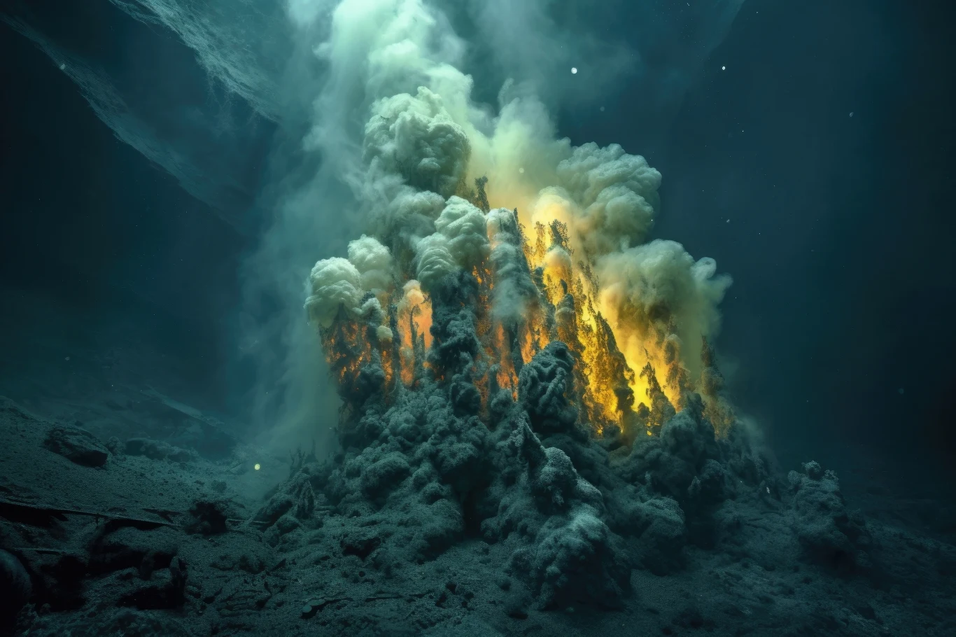 Na dnie oceanu może dochodzić do podwodnych wybuchów wulkanów (zdjęcie poglądowe) Na dnie oceanu może dochodzić do podwodnych wybuchów wulkanów (zdjęcie poglądowe)