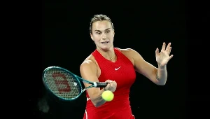 Aryna Sabalenka podczas meczu pierwszej rundy Australian Open
