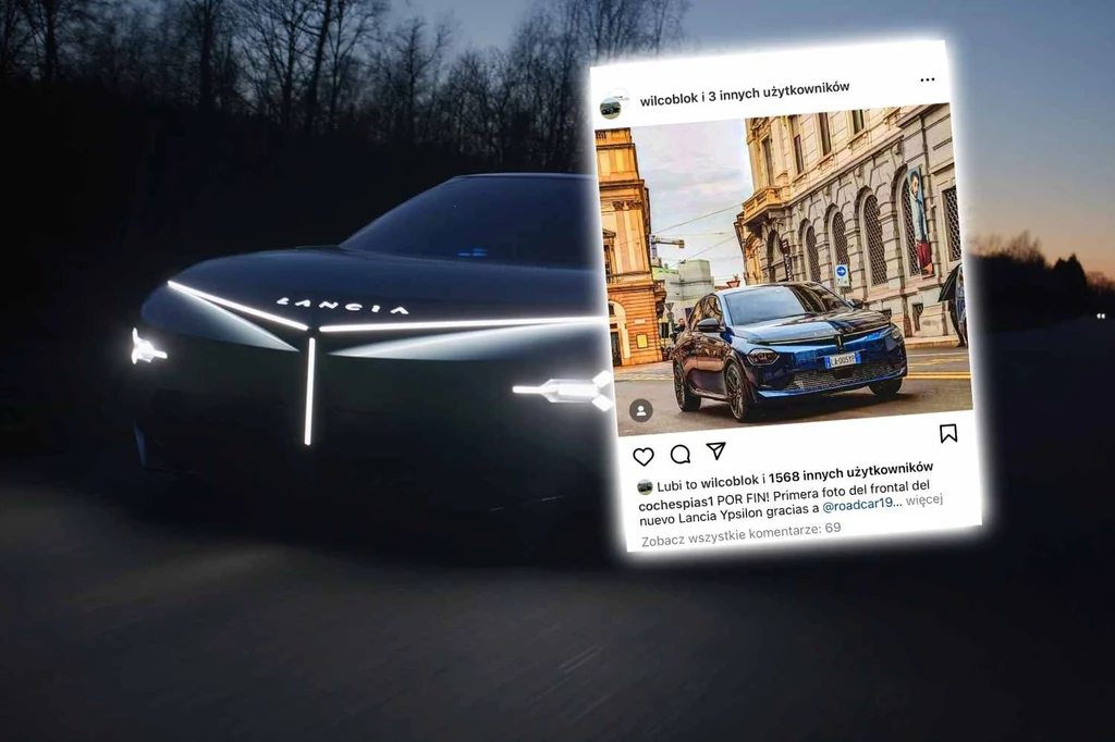 W sieci pojawiły się pierwsze nieoficjalne zdjęcia nowego modelu Lancii /fot. Lancia instagram.com/Wilcoblock