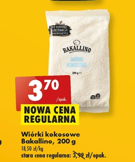 Wiórki kokosowe Bakallino