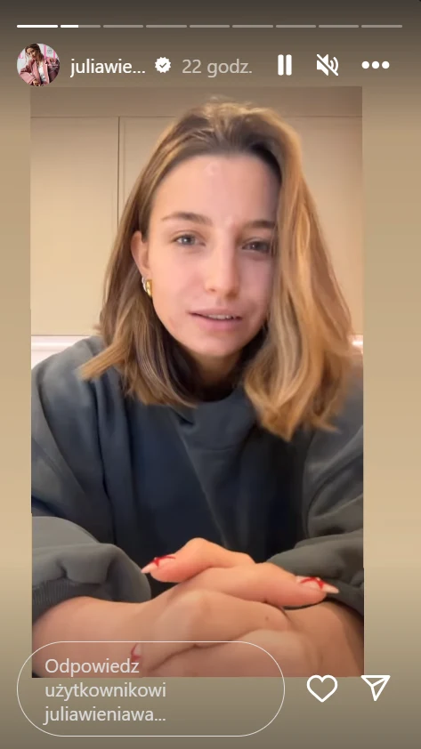 Julia Wieniawa bez makijażu Julia Wieniawa bez makijażu