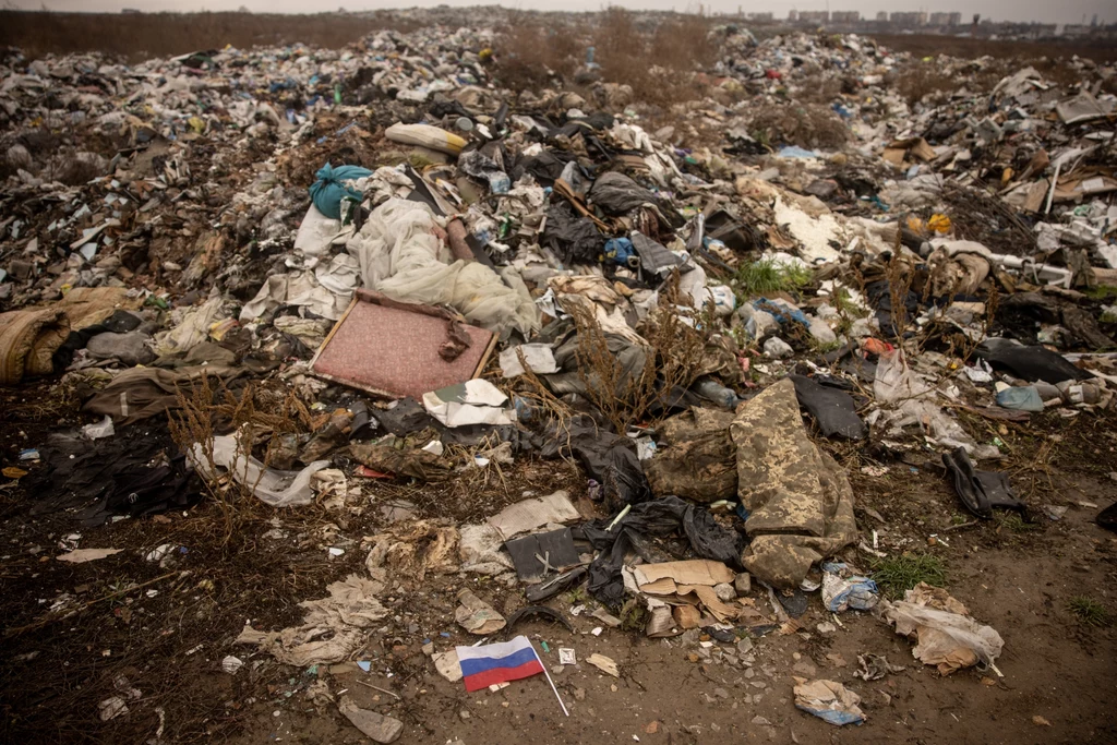 Przyroda jest jedną z ofiar rosyjskiej agresji na Ukrainę. Na zdjęciu: obwód chersoński po rosyjskiej okupacji