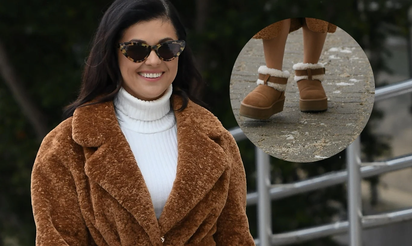 Katarzyna Cichopek mknie przez Warszawę w szlafroku i bamboszach Katarzyna Cichopek mknie przez Warszawę w szlafroku i bamboszach