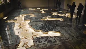 Starożytna mapa Rzymu dostępna dla turystów. Miała ogromne rozmiary