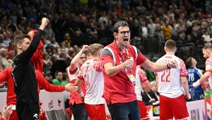 Trener reprezentacji Polski Marcin Lijewski