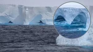 Największa góra lodowa świata zmieniła się w coś przepięknego