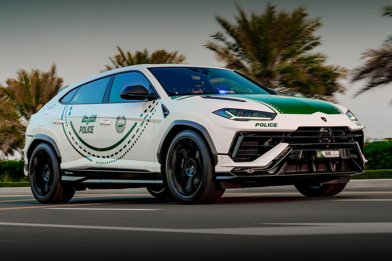 Lamborghini Urus Performante dubajskiej policji