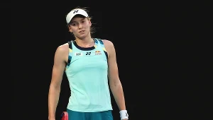 Jelena Rybakina podczas meczu pierwszej rundy Australian Open