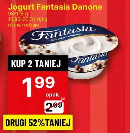 Fantasia Jogurt kremowy z kulkami w czekoladzie 100 g