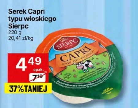 Sierpc Capri Serek typu włoskiego 220 g
