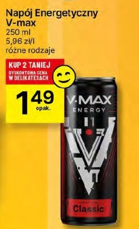 Napój energetyczny V-max
