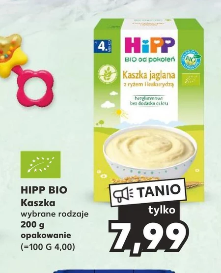 HiPP BIO Kaszka jaglana z ryżem i kukurydzą po 4. miesiącu 200 g