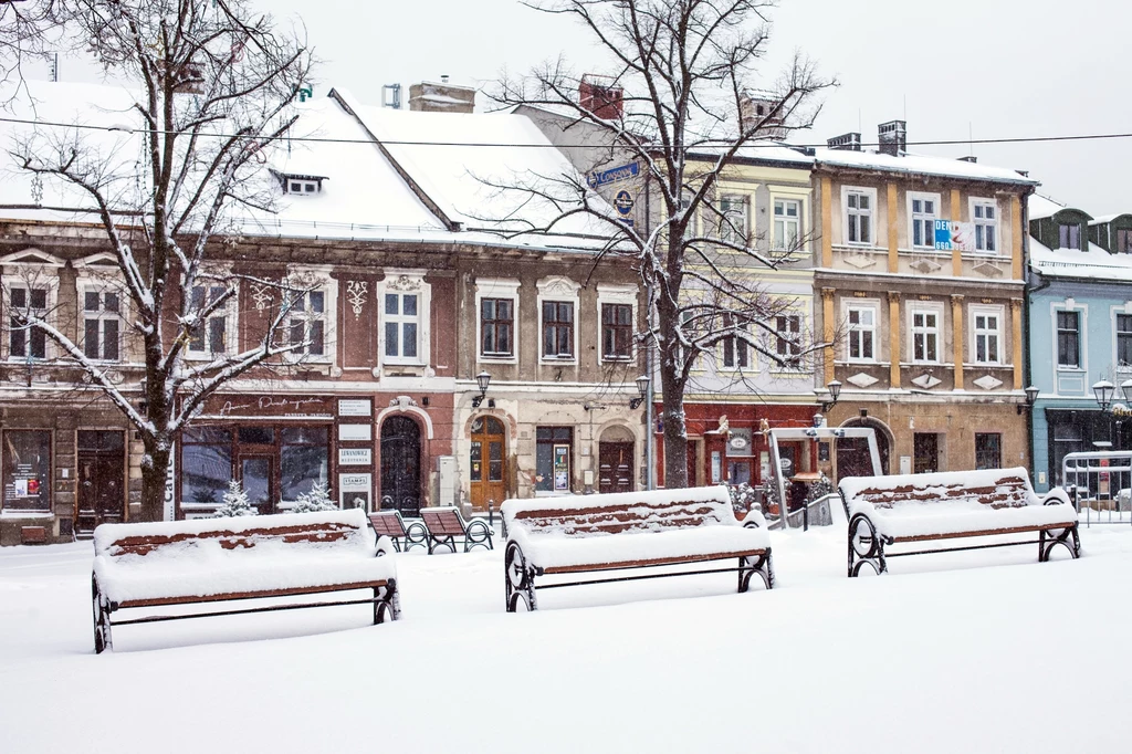 Bielsko-Biała zimą