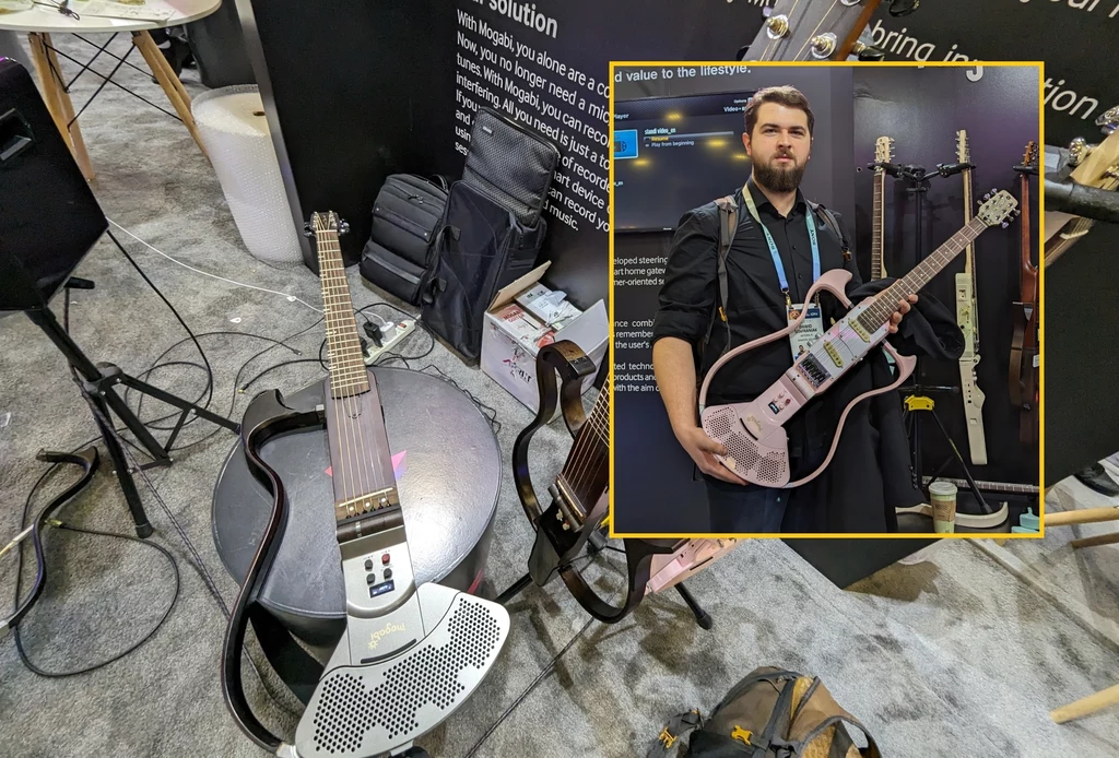 Gitara rodem z przyszłości na CES 2024.