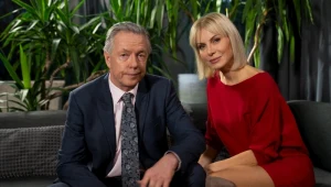 Zbigniew Suszyński i Karolina Nowakowska w serialu "Klan"