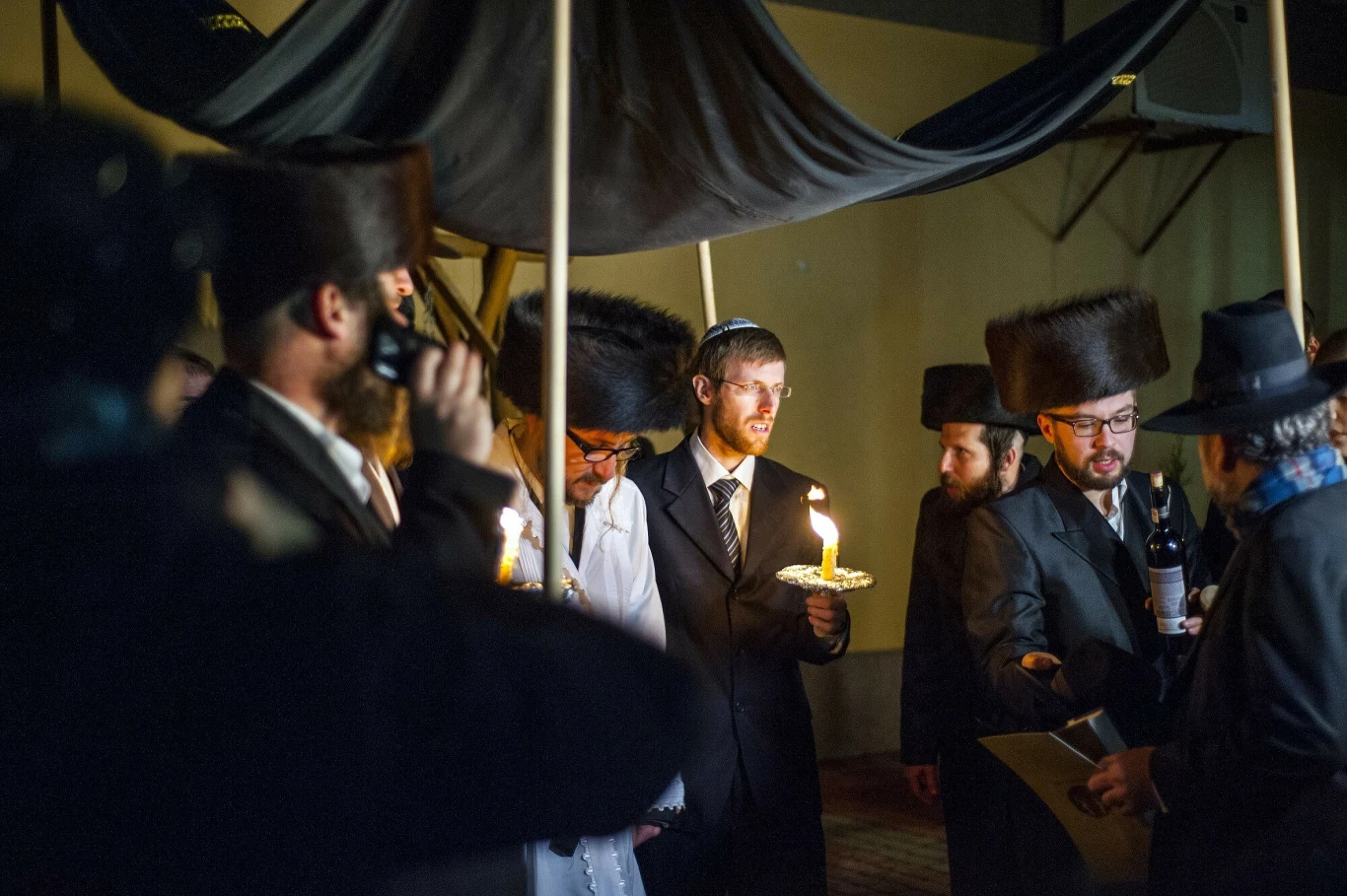 Wesele chasydzkie Estery i Isroela Szpilmanów w Ośrodku Historii Żydów Polskich, Dynów 2014