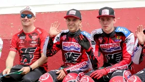 Na zdjęciu: Krzysztof Kanclerz, Szymon Szlauderbach, Olivier Buszkiewicz