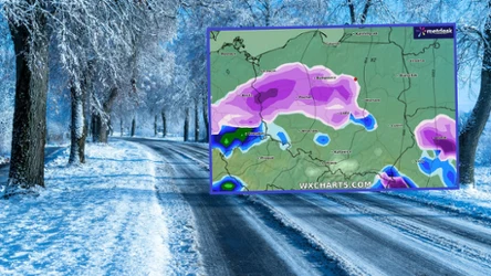 W środę pogoda będzie wymagająca. Ogłoszono alerty IMGW dotyczące marznących opadów i oblodzenia dla południowej połowy kraju