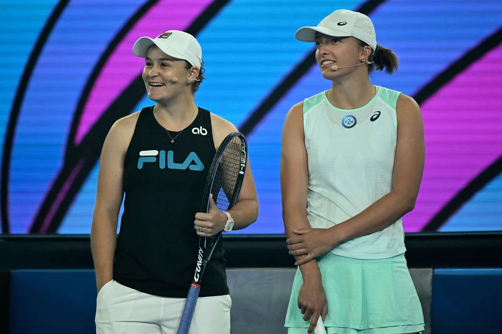 Ash Barty i Iga Świątek