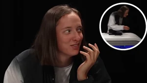 Iga Świątek - która walczy o triumf w Australian Open - podczas telewizyjnego show