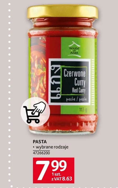 House of Asia Pasta czerwone curry 113 g