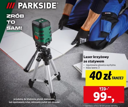 Laser krzyżowy Parkside