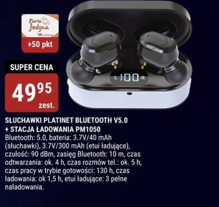 Słuchawki bluetooth Platinet