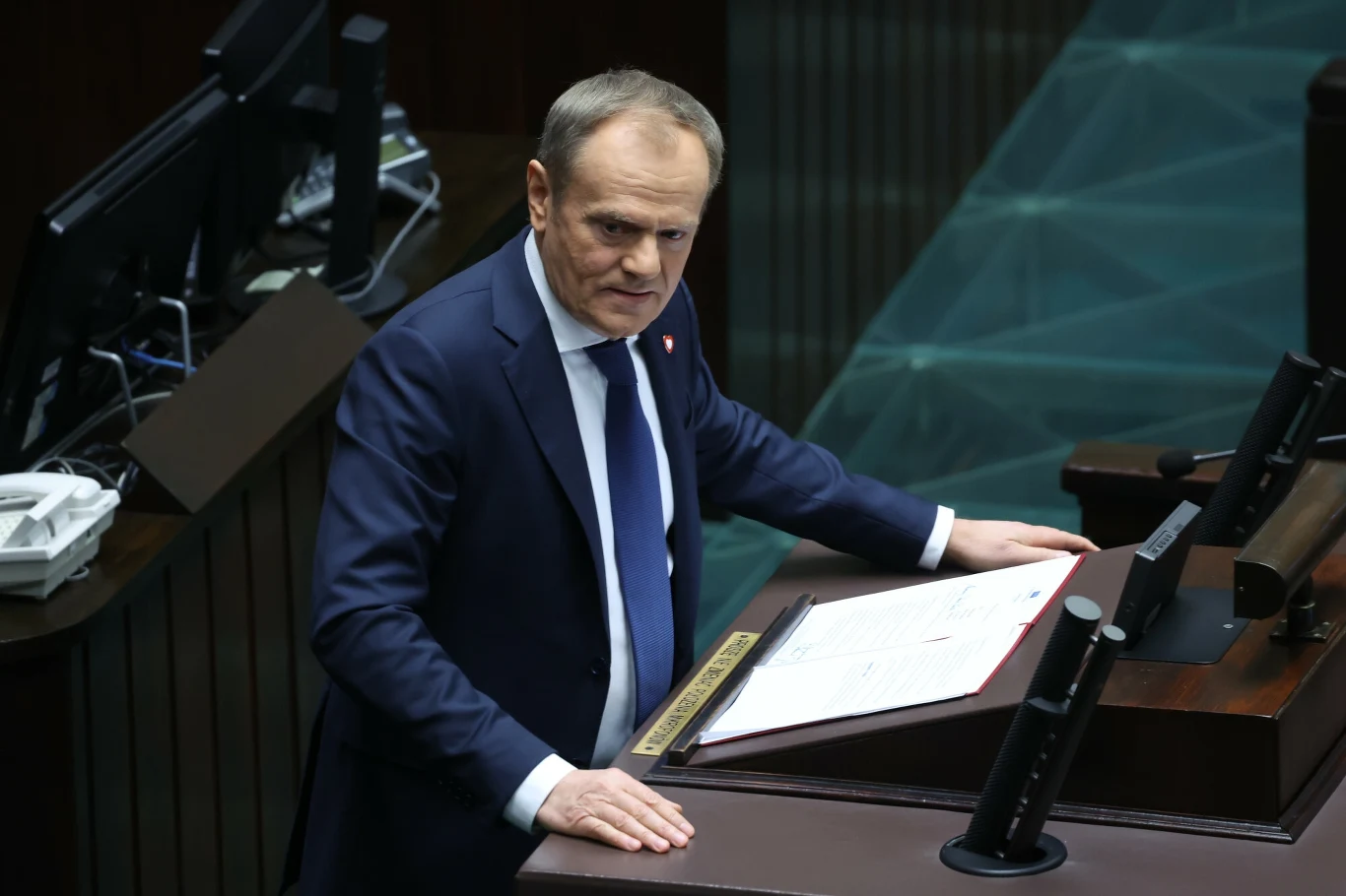 Premier Donald Tusk w Sejmie Premier Donald Tusk w Sejmie