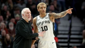 Gregg Popovich i Jeremy Sochan
