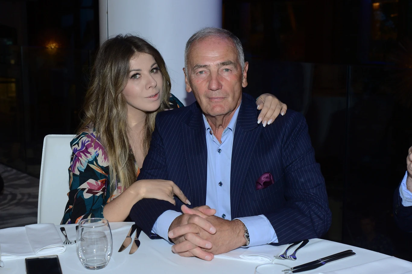 Karol Strasburger z żoną. Karol Strasburger z żoną.