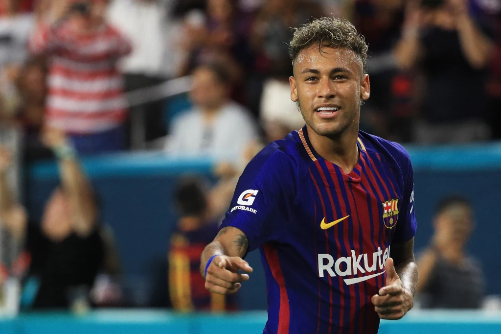 Neymar w barwach FC Barcelona Neymar w barwach FC Barcelona