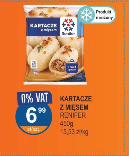 Kartacze z mięsem Renifer
