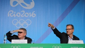 Thomas Bach i Mark Adams