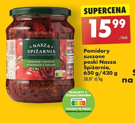 Pomidory suszone Nasza Spiżarnia