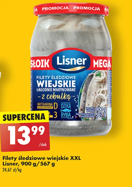 Filety śledziowe Lisner