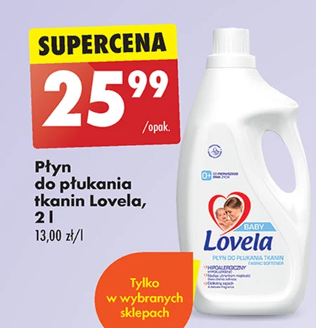 Lovela Baby Hipoalergiczny płyn do płukania tkanin 2 l (33 prania)