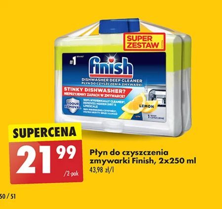 Płyn do czyszczenia zmywarki Finish