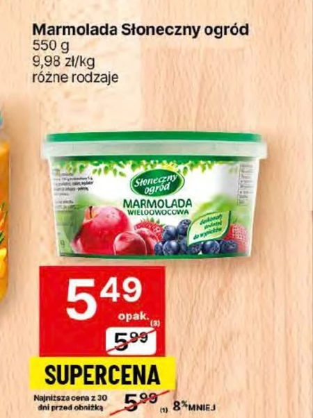 Marmolada Słoneczny ogród