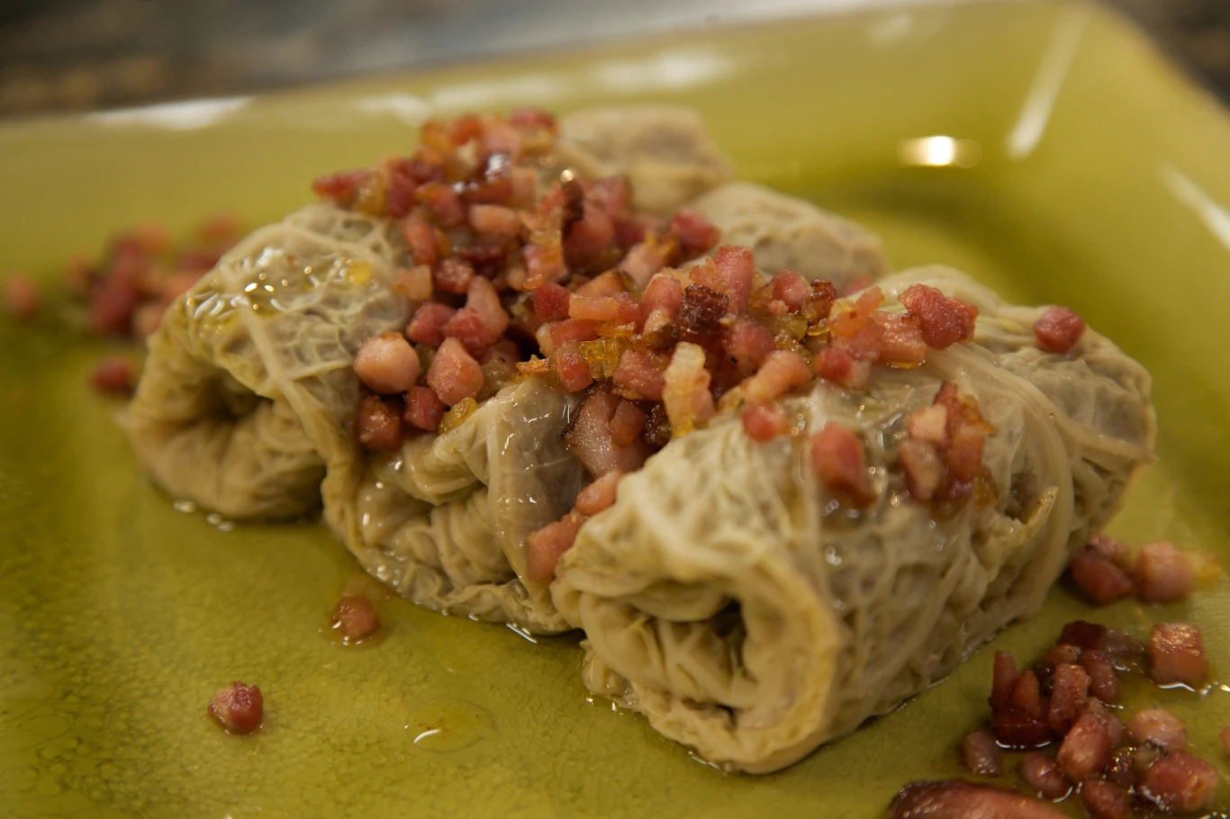 Gołąbki z farszem ziemniaczanym Gołąbki z farszem ziemniaczanym