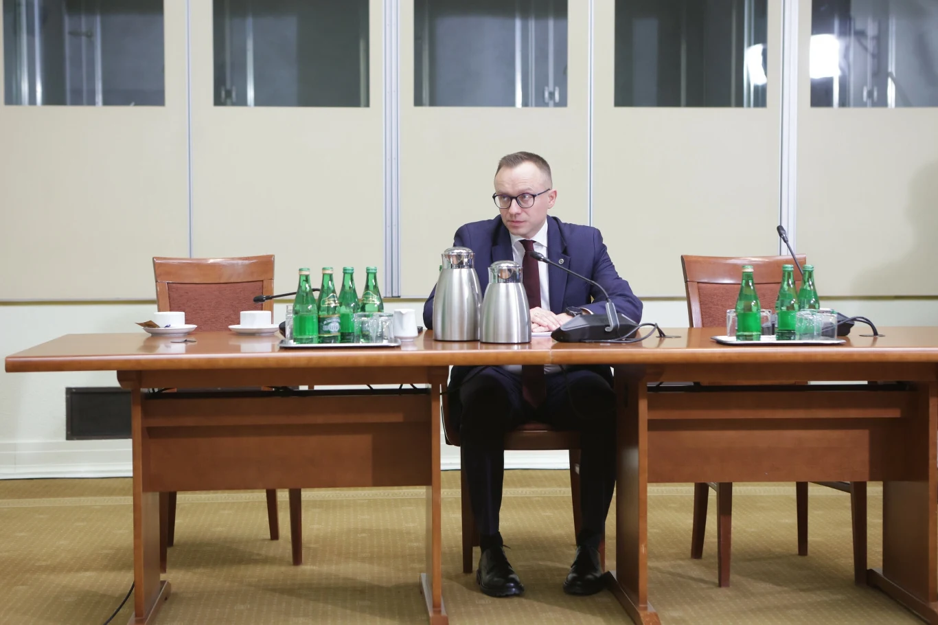 Zamieszanie w czasie przesłuchania Artura Sobonia Zamieszanie w czasie przesłuchania Artura Sobonia