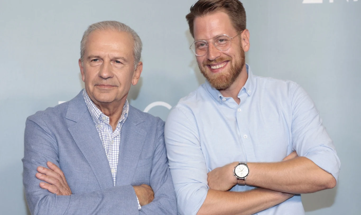 Tomasz Stockinger z synem Robertem Tomasz Stockinger z synem Robertem