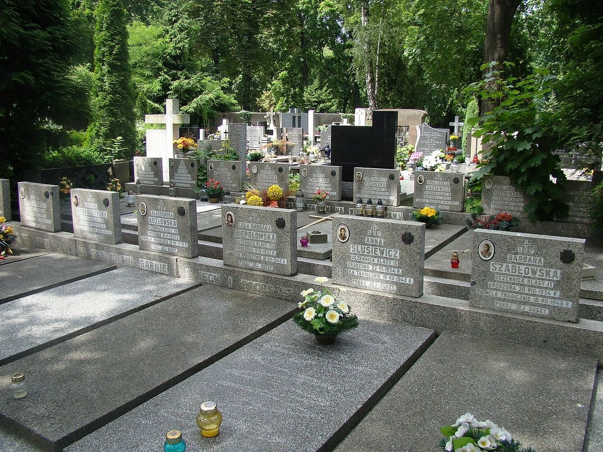 Groby tragicznie zmarłych harcerek