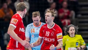 Danię do zwycięstwa nad Szwecją poprowadził Mathias Gidsel