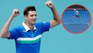 Hubert Hurkacz - screen: twitter.com/australianopen