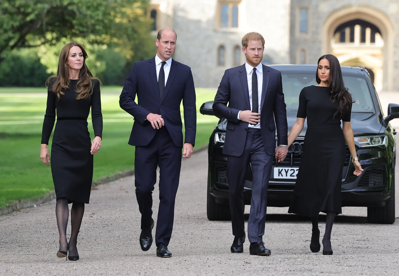 Książę Harry i Meghan Markle nie skomentowali stanu zdrowia księżnej Kate Książę Harry i Meghan Markle nie skomentowali stanu zdrowia księżnej Kate